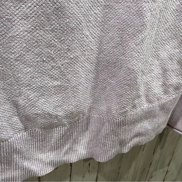 Gap Textured V-Neck Pullover Sweater French Lilac Purple Womens Medium 419070 - Picture 7 of 7
